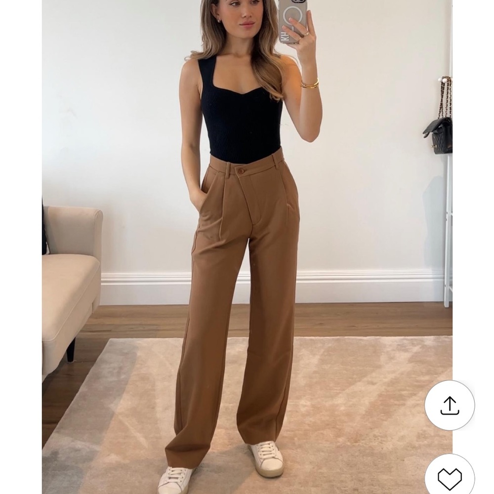 Abercrombie tailored relaxed fit pant